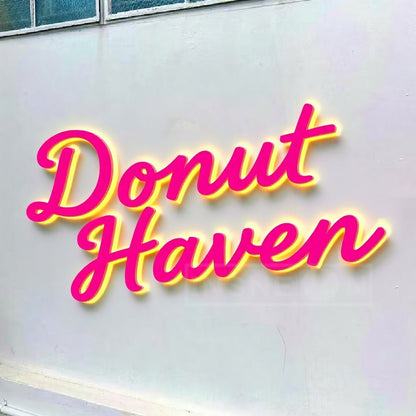 Luminous Letters Custom Logo Led Acrylic Signs Business Light Letter Advertising Luxury Brand Metal Sign Neon Wall Signboard 3d