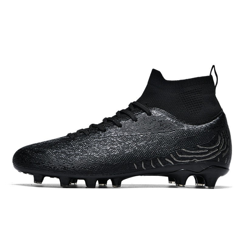 New Men Sport Soccer Shoes Training Boys Football Boots Outdoor Adult Long Spikes Non Slip Cleats Breathable Match Comfortable