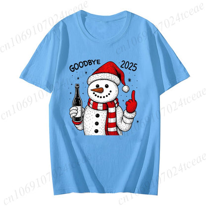 Goodbye 2025 Shirt,Goodbye 2025 Shirt,Happy New Year T-Shirt,New Year Party Shirts, 2026 Celebration Women's Men T-Shirts Tops