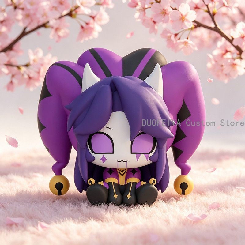 7CM Anime ?The Freak Circus Jester PVC Figures Model Figurine Sitting Position Model Desk Display Standing Ornament Fans Gift