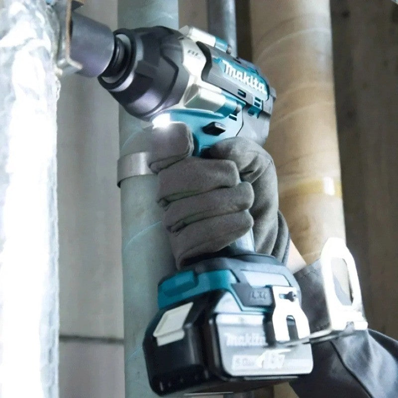 Parafusadeira de Impacto a Bateria Makita DTW700 18V Motor Brushless 1000Nm Chave Elétrica de Velocidade Variável Alta Eficiência Durável Parada Automática