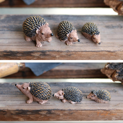 Miniature Fairy Garden Squirrels Set Miniature Forest Animal Figures Figurines Kit Mini Garden Supplies Bonsai Decorations