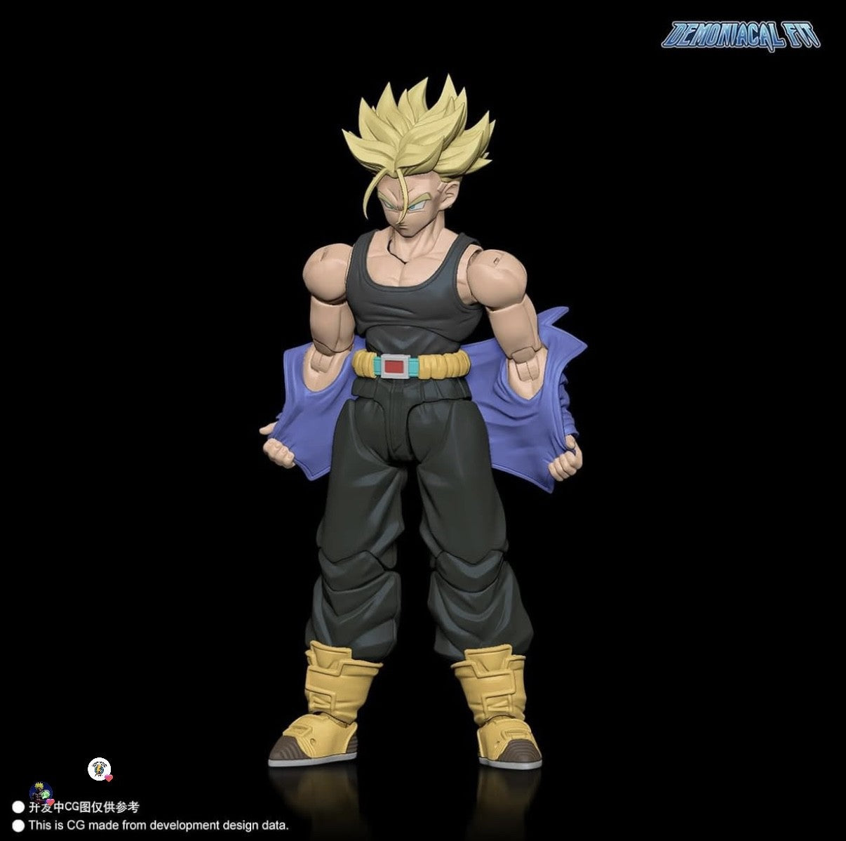 In Stock Demoniacal Fit Dragon Ball Z Shf Super Saiyan Action Figure Trunks The Boy From The Future Son of Tomorrow Figures Toys