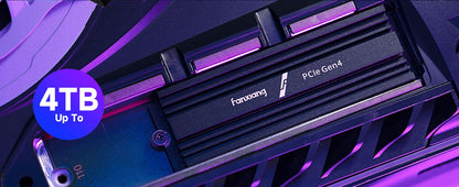 Fanxiang SSD M.2 1TB 2TB 4TB 7300MB/s M.2 NVMe PCIe4.0x4 SSD Unidade de Estado Sólido Interna Para PS5 PC Entrega Local UE EUA S880R