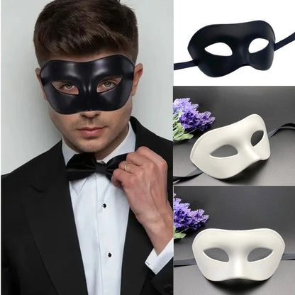 Men Woman Masquerade Masks Half Face Mask Couple Venetian  Stage Cosplay Costume Halloween Prom Party Headdress Funny Eye Masks