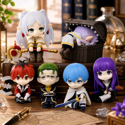 New Frieren: Beyond Journey's End 7.5cm Anime Figures Frieren Himmel Action Figure Cute Anime Figure Ornaments Collection