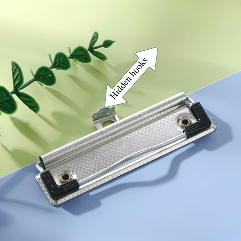 1pc A4 Plastic Color Folder with Clip - Durable Material, Multifunctional Writing Board for Exam Documents, Office Organization