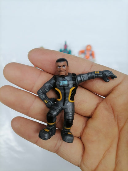 Fortnite Soldado Boneco de Ação EPICGames Brinquedos Fortnite Ferramentas de Coleta em Miniatura Peely Skull Trooper Fishstick Blackheart