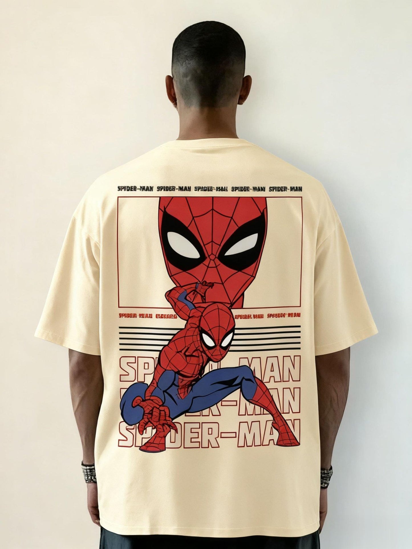 Unisex Marvel Spider-Man Oversized  Graphic T Shirt Men Women Short Sleeve Tee Superhero Print Streetwear Casual Tops Summer New