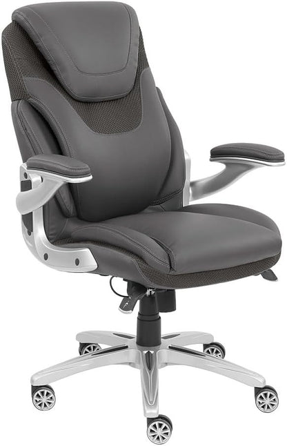 signature series Avanti Ergonomic Executive Office Chair with Flip up Arms and Lumbar Support - Ideal for Home, Study - Modern