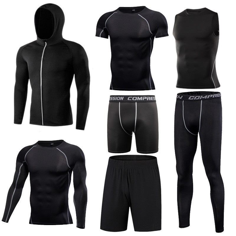 Men's Running Compression Tshirts Quick Dry Soccer Jersey Fitness Tight Sportswear Gym Sport Short Sleeve Shirt Breathable