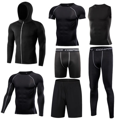 Men's Running Compression Tshirts Quick Dry Soccer Jersey Fitness Tight Sportswear Gym Sport Short Sleeve Shirt Breathable