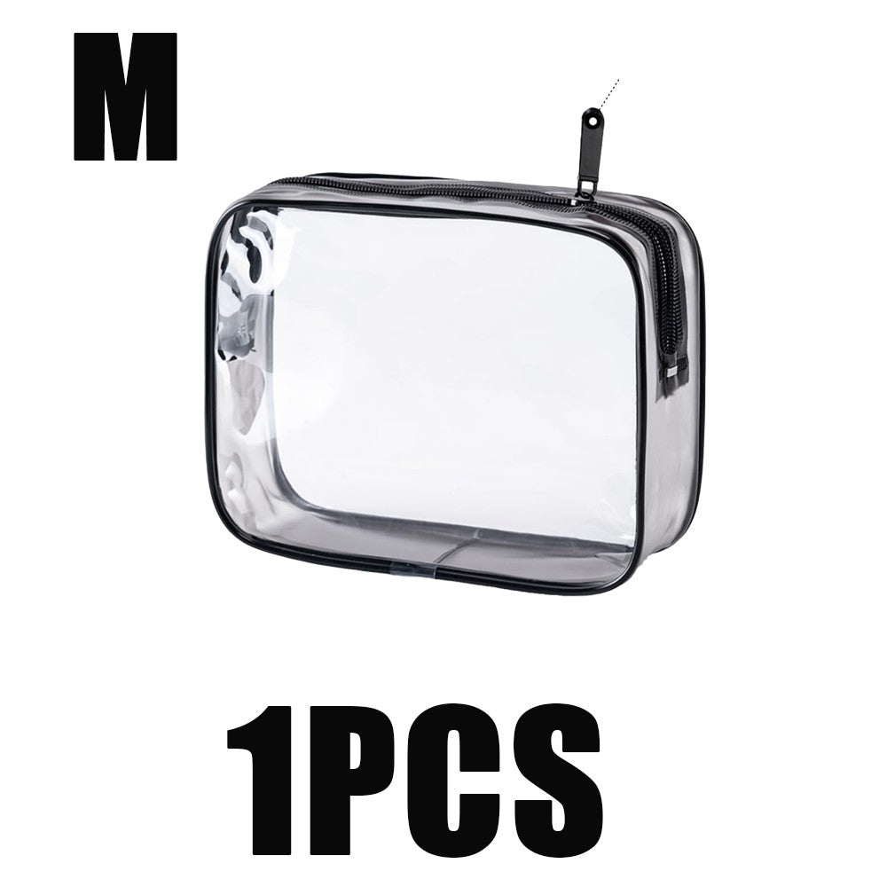 1/3pc Travel Organizer Bath Toiletry Wash Storage Bag Multifunction Large Capacity Waterproof Transparent With Zipper Women Gift