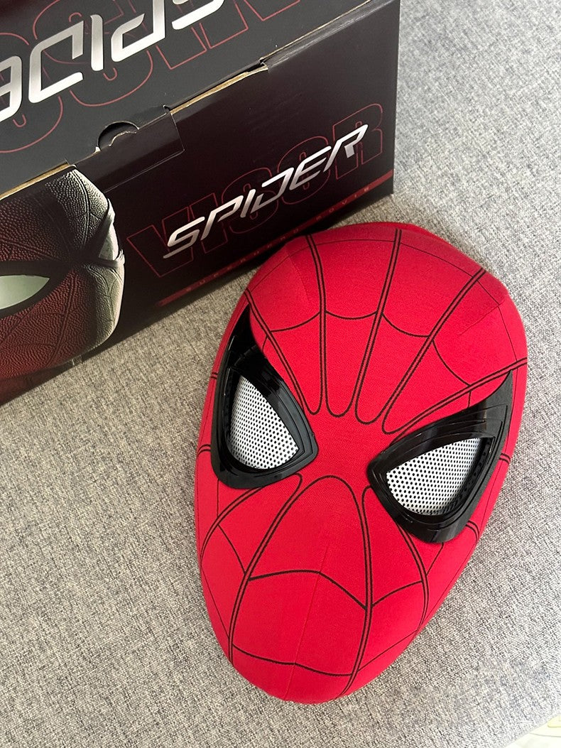 Nova Máscara do Homem-Aranha: Sem Volta Para Casa Capacete de Luxo Recarregável Olhos Remotos Móveis Máscara Decoração de Cosplay Brinquedos de Presente