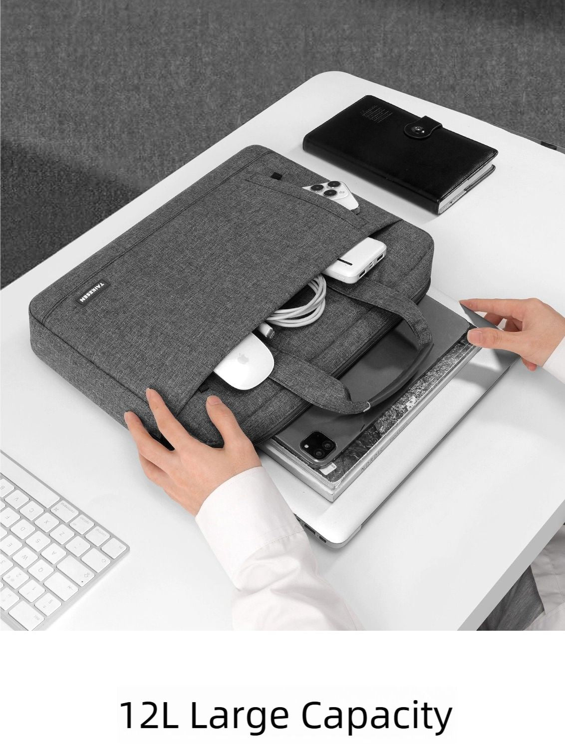 Laptop bag Sleeve Case Shoulder handBag For M3 M4 14 15 15.6 17 inch Macbook Air Pro 13.3 Huawei Asus Dell Notebook Briefcases