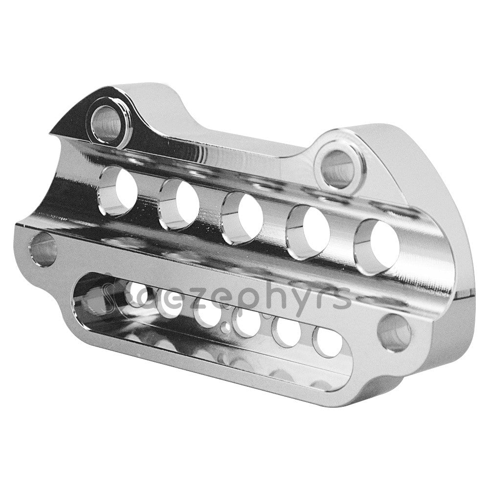 Capa de Suporte de Velocímetro Lateral/Remoção para Motocicleta Braçadeira Superior Guidão Riser Mount para Harley Sportster Iron XL883 Forty-Eight 95-20