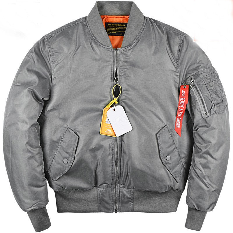 Winter Men's Bomber Jacket Thicken Warm Outerwear Outdoor Baseball Uniform Coat Large Size for Male