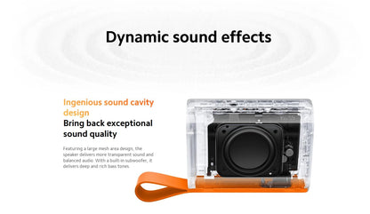 NOVA Xiaomi Sound Pocket IP67 Bluetooth 5.4 Alto-falante Portátil Combo Estéreo TWS 1000mAh 10 Horas de Bateria de Longa Duração Microfone