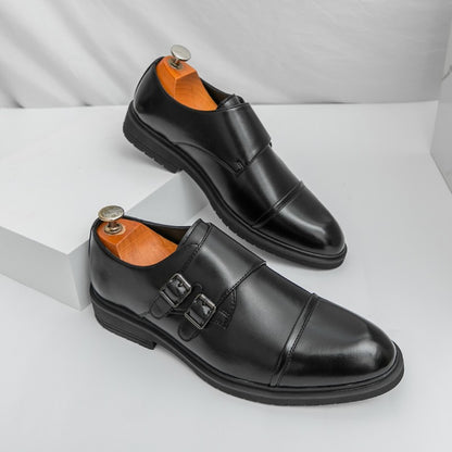 Brand New Men's Pointed Comfortable Business Banquet Oxford Shoes Fashion Spring Men's Breathable Casual Wedding Leather Shoes