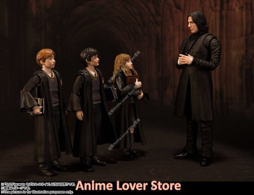 Em estoque 100% Bandai Original S.H.Figuarts SHF Harry Potter Ron Weasley Hermione Jean Granger Severus Snape Bonecos Anime Brinquedo