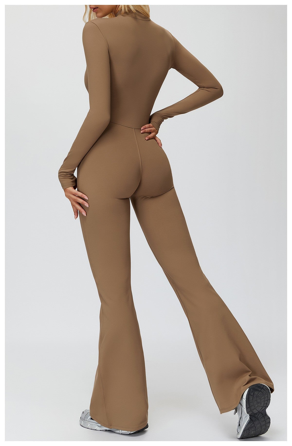 Women Long Sleeves Gym Suit Women Yoga Clothing Sportswear Sports Jumpsuit Female Workout Bodysuits Fitness One-Piece Suit