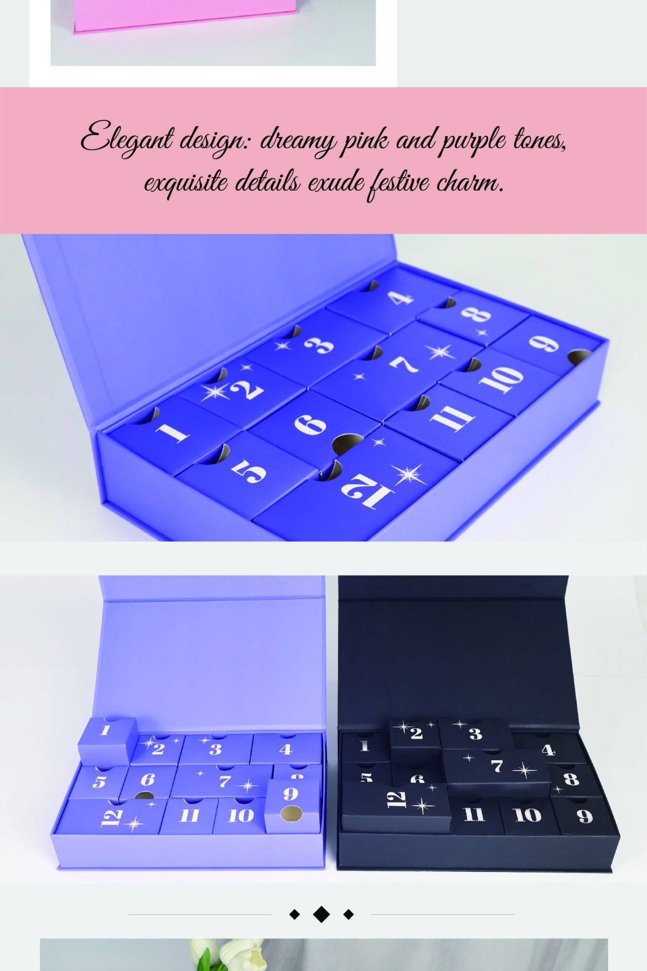 12 days Advent Calendar  Christmas DIY Box Set  Christmas Countdown Calendar Holiday Premium Surprise Christmas Gifts