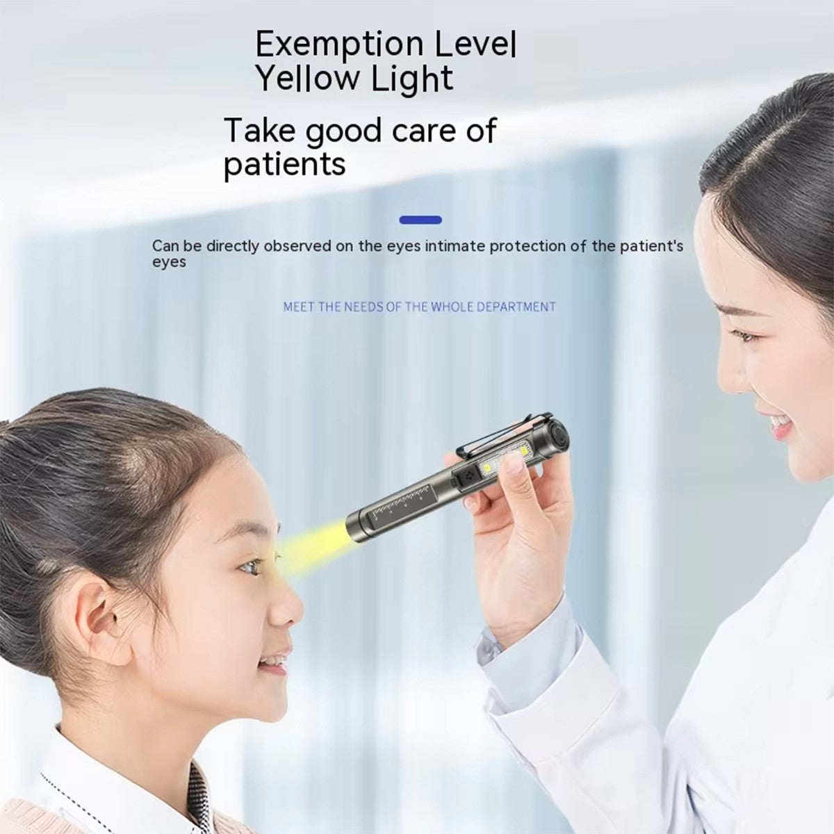 Rechargeable Medical Pen Light Flashlight Multifunctional Led For Nurses Doctor Portable With Clip Inspection Pocket Examination