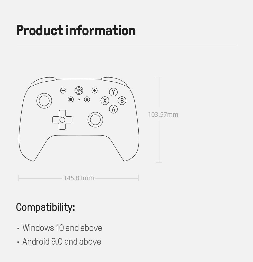 8BitDo Ultimate 2C Wireless Gaming Controller Hall Effect Joystick for PC, Windows 10, 11, Steam Deck, Raspberry Pi, Android
