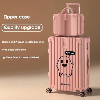 2025 New Suitcase ABS Durable Large Capacity Suitcase 20/22/24/26/28-inch Men's Carry-on Roller Suitcase Travel Check-in Case