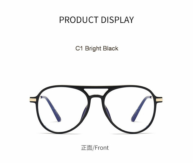 Transparent Frame Reading Glasses For Women Anti Blue Light Aviation Presbyopic Glasses For Men Polit Eyeglasses +1.00~+4.00