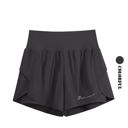DRUR Sports Shorts Women High Waist Loose Yoga Shorts With Pocket Female Short Pants Woman's Gym Running Shorts Fitness Clothes