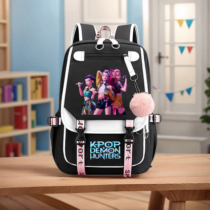 Para KPop Demon Hunters Mochila Adolescentes Mochilas Para Kpop Demon Mochila para Fãs Adolescente