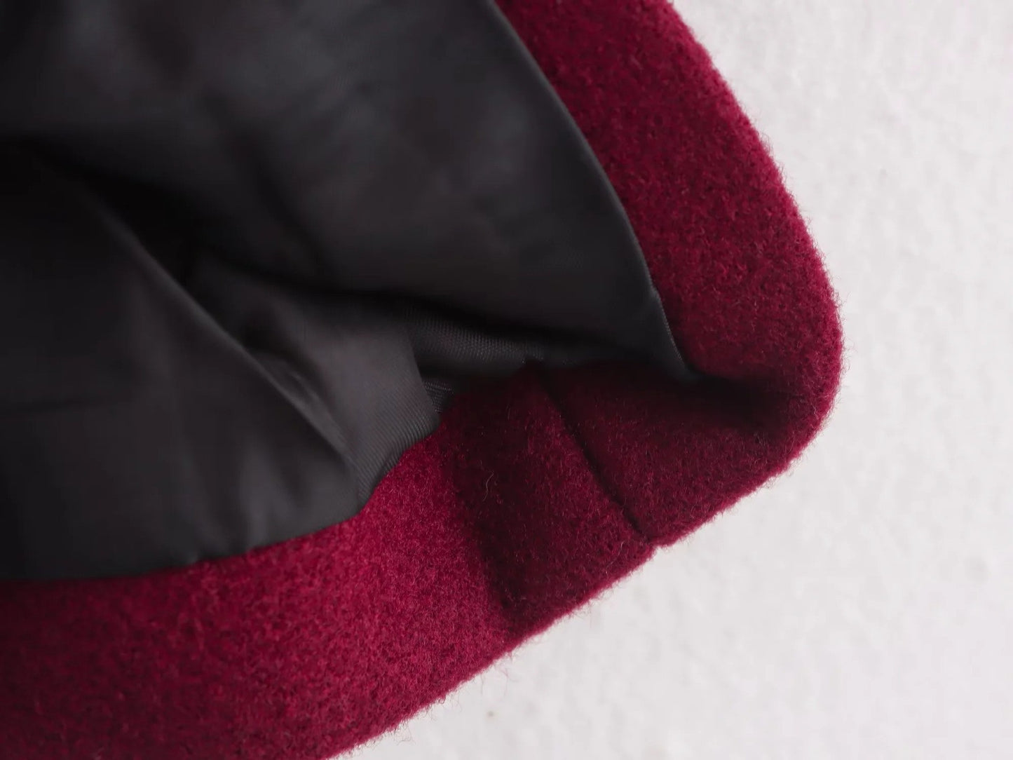 Thickened Double-Breasted Warm Collar Two-Tone Women's Winter Coat Fashionable Commute Style Polyester Fiber Long Sleeve Coat