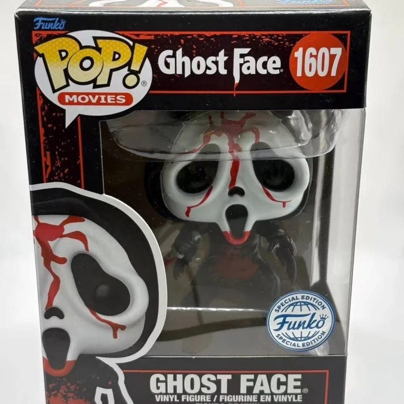 Funko Pop Scream Ghost Face Genuine Action Doll Model Killer Ghost Face (Bloody) Vinyl Dolls Limited Edition Collect Toys Gift