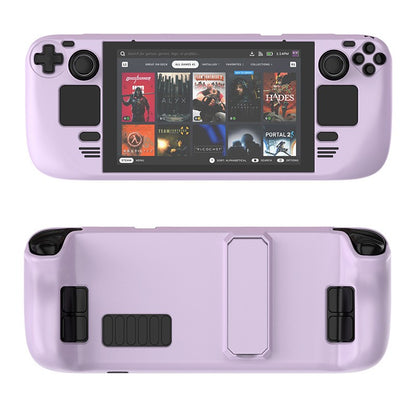 (Hot Stock) New Colorful Protective Case For Steam Deck OLed Game Console Protective Cover ,For Steam Deck Shell with Bracket