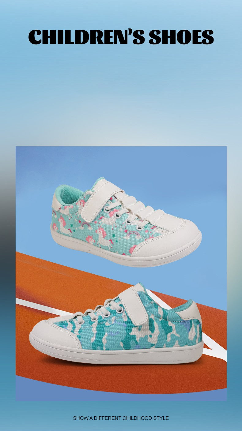 Children's Wide Version Barefoot Shoes Boys And Girls Anti Slip Baby Shoe Childrens Sport Shoe Zero-Drop Healthy Sole Breathable