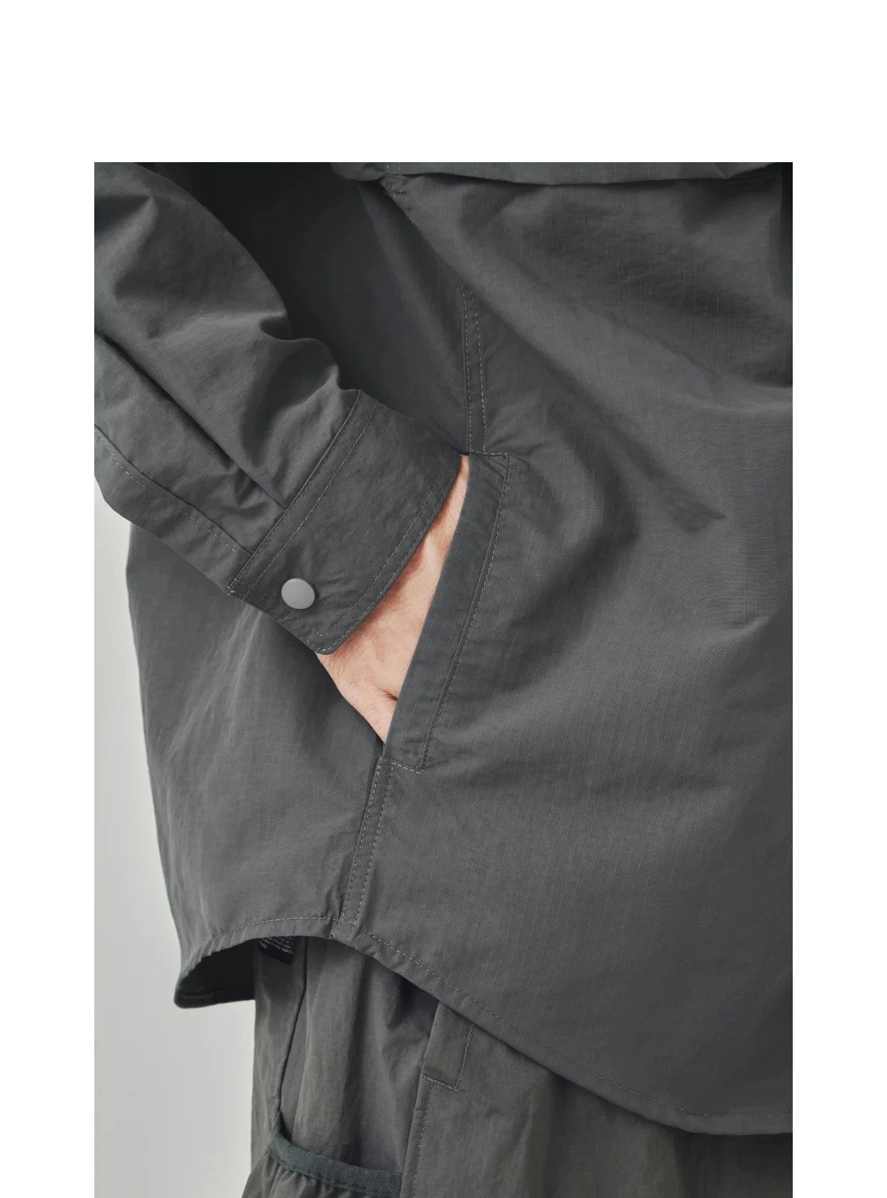 Dry Men Quick Outdoor Waterproof Lightweight Tack Techwear Cargo Shirts Man Streetwear Loose Casual Long Sleeve Oversize Shirt