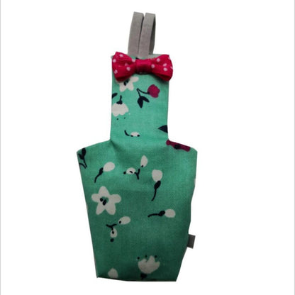 Fralda para Papagaio com Gravata Borboleta, Adorável, Colorida, Estampa de Frutas e Floral para Calopsitas, Pombos, Pássaros de Estimação Pequenos, Médios e Grandes, Roupa de Voo Lavável