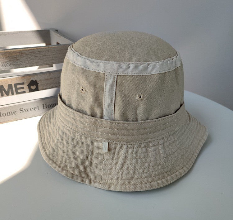 Korean Big Head Washed Denim Bucket Hats Men Cotton Sun Hat Plus Size 64cm Oversize Bob Panama Unisex Big Size Fisherman Cap