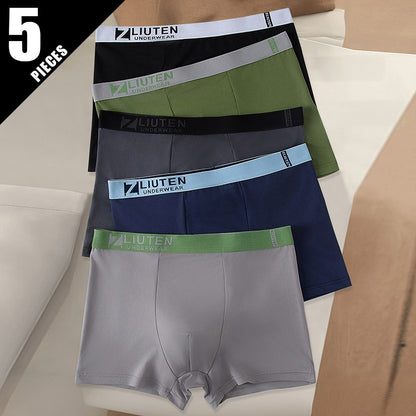 5 /10 Pack Men's Black Gold Printed Boxer Underwear Comfortable And Versatile Plus Size Sexy Young Men's Leisure Sports Beach sh
