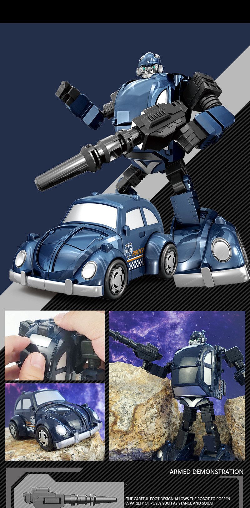 WEIJIANG NOVO 20CM Transformação Anime Boneco de Ação Brinquedos de Filme Plástico ABS Robô Carro Avião Tanque Legal Modelo Presente para Meninos