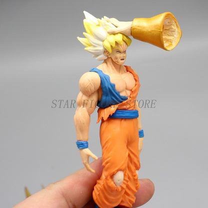 Gk Dragon Ball Boneco de Ação Broly vs Son Goku Estátua Figura PVC Coleção Enfeites Anime Broli Goku Modelo Brinquedos Presentes