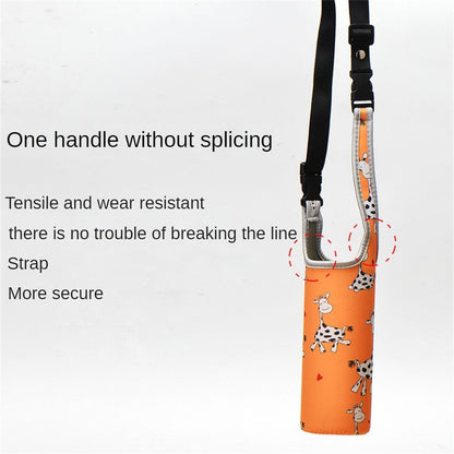 Baby Bottle Cover Portable Water Bottle Case Sleeve Sports Insulation Water Bottle Covers Pouch With Strap Holder Bottle Bag