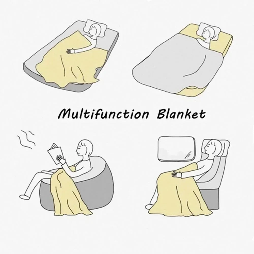 Adventure anime A-Attack O-On T-Titan Blanket For Sofa Office Bed Plane Travel Sleep Read Relax Camping Soft And Warm