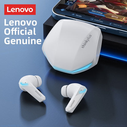 Fone de Ouvido Original Lenovo GM2 Pro Bluetooth 5.3 Sem Fio para Jogos com Baixa Latência Chamada HD Fones de Ouvido com Modo Duplo e Microfone GM2Pro