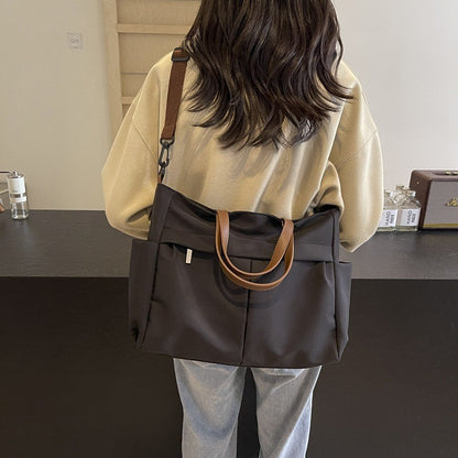 Multi Functional Tote Bag: Durable Nylon Work & Daily Shoulder Purse, Large Capacity Handbag Crossbody Bags for Women Daily Use