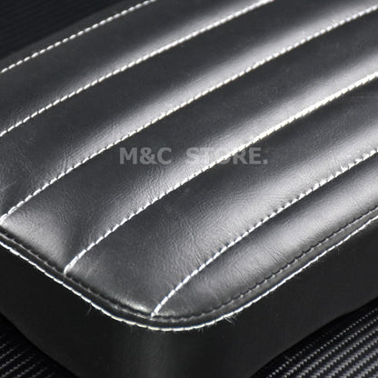 Almofada de Assento Traseiro para Passageiro de Moto Banco Almofadado com 6 Ventosas / 8 Ventosas para Harley Touring Sportster XL1200 Dyna Chopper Custom
