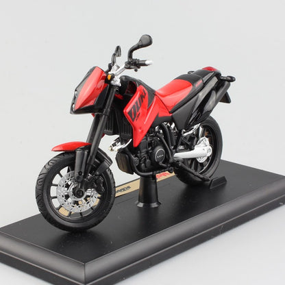 Modelo de motocicleta Maisto KTM 450 SX SXF EXC Racing RC 8C RC390 690 SMC R 640 Duke II Rally de escala 1/18 Diecast Veículos de Moto de Trilha