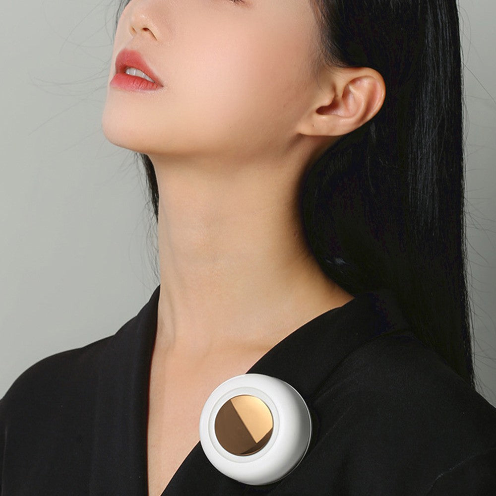 Portable Fan Mini Handheld Rechargeable Bladeless Electric Fan Clip Waist Fan Suitable for Outdoor Ventilation Desktop Small Fan