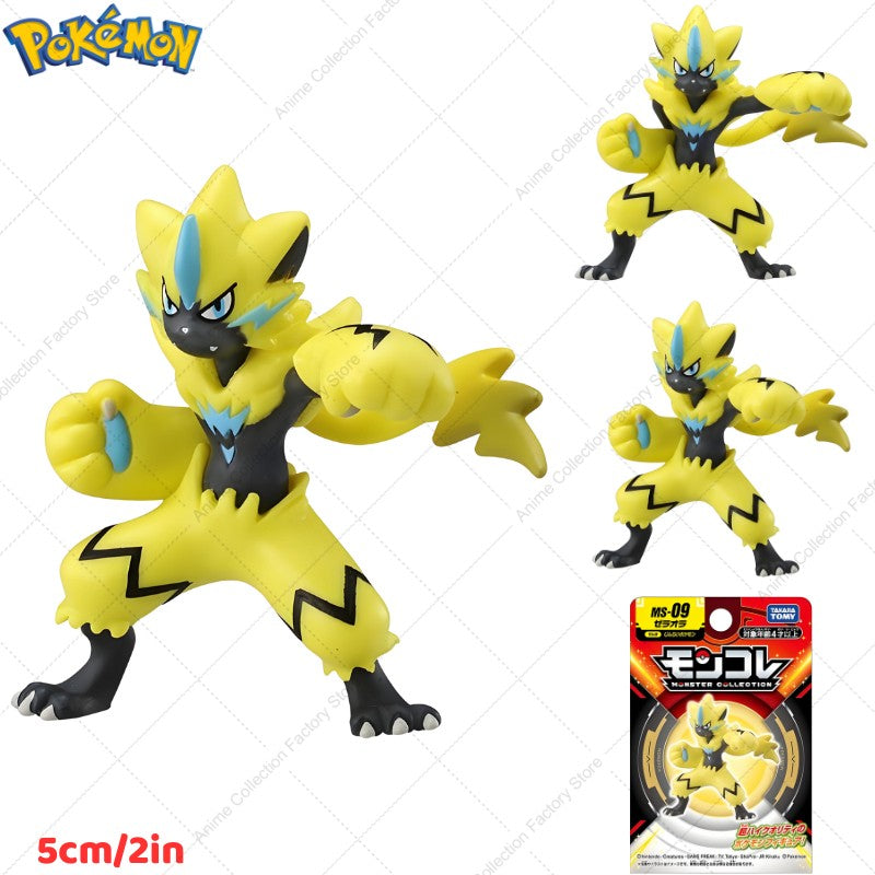 100% Original Takara Tomy Pokemon Figure Toys Chikorita Totodile Tepig Mega Metagross Charizard X PVC Figurine Model Dolls Gifts